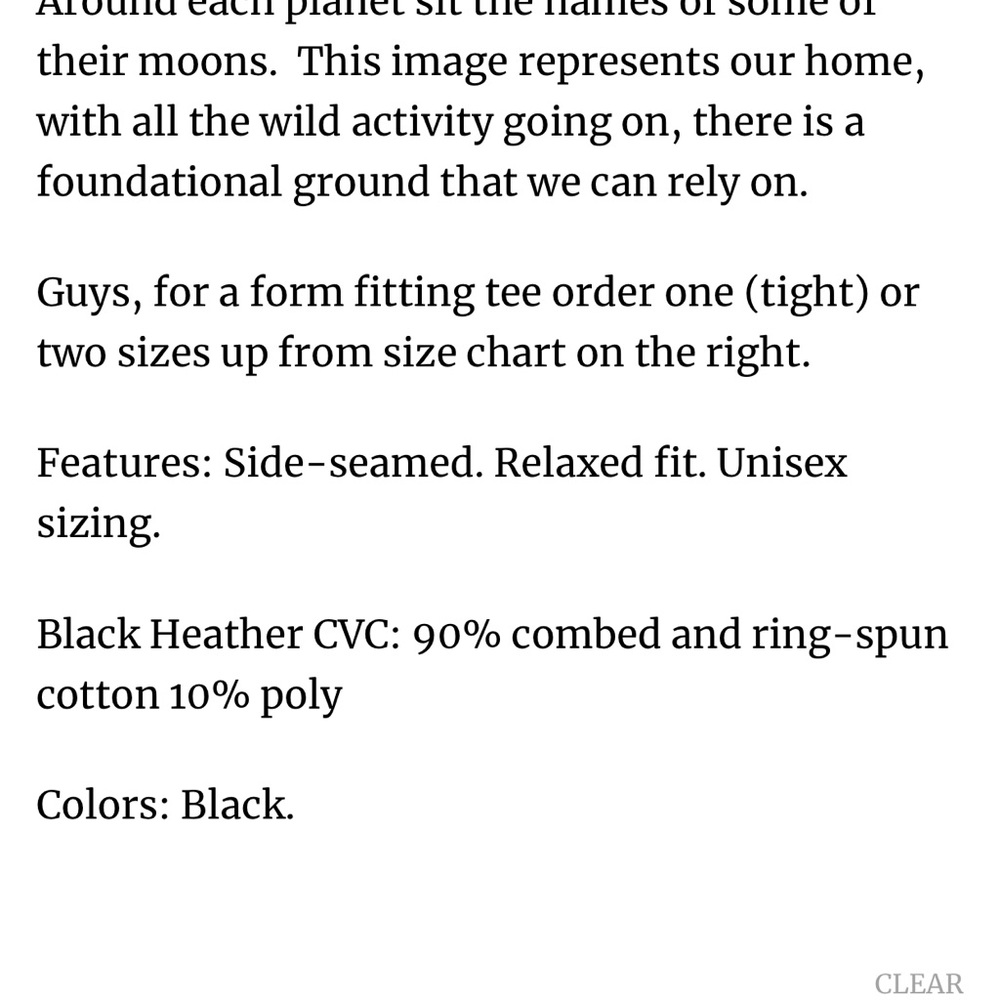 Yoga Tee shirt Astrological M - Picture 3 of 11